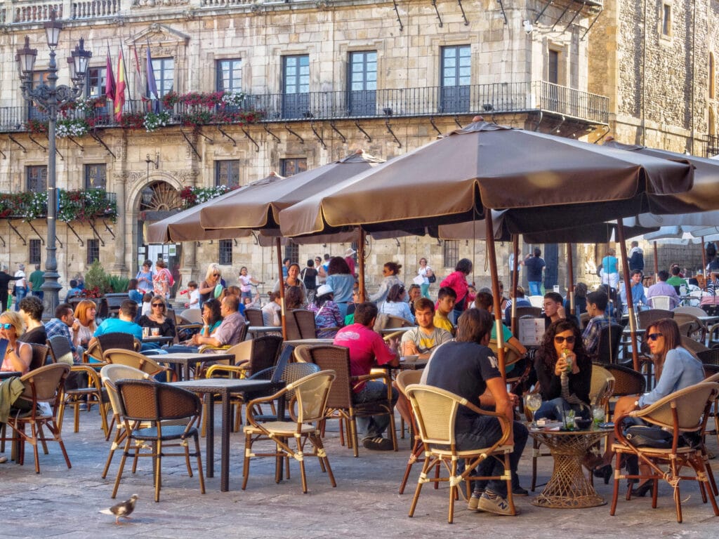 Poranna kawa wypijana w Hiszpanii