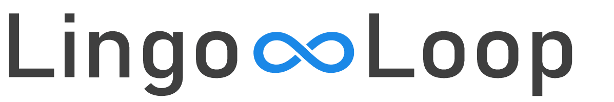 Logo Lingoloop – platforma do nauki języków obcych online