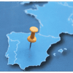 Boże narodzenie w hiszpanii - mapa hiszpanii