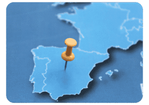 Boże narodzenie w hiszpanii - mapa hiszpanii