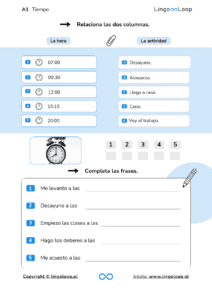 hiszpański ćwiczenia dla początkujących poziom A1